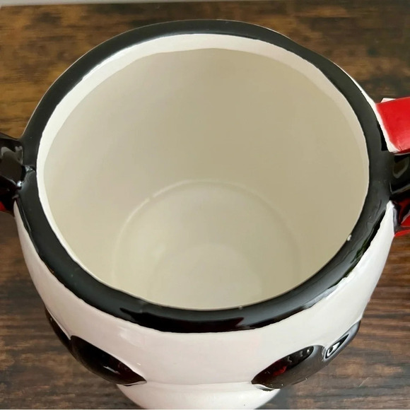 Sheffield Home| Panda Handcrafted Ceramic Hand Painted Mug Red White Black NEW - Picture 6 of 7